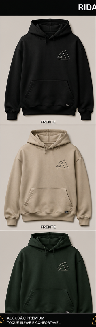 RIDA Minimal Collection — Sweatshirt Oversized Bordada