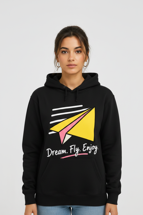 Dream Fly Enjoy hoodie graphic streetwear RIDA MOVE