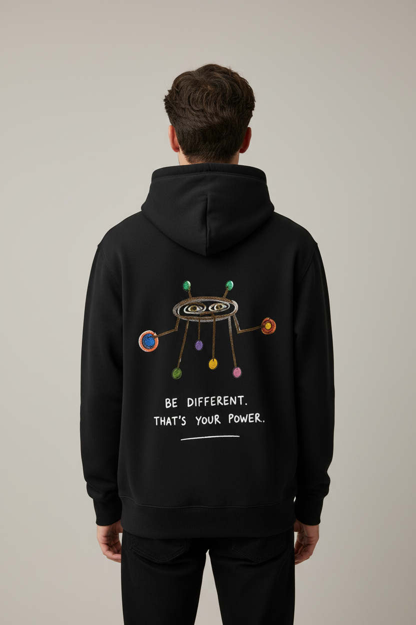 RIDA Move Different Hoodie Black streetwear RIDA MOVE