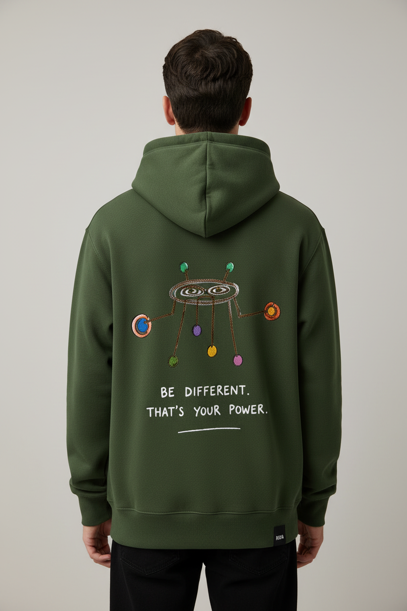 RIDA Move Different Hoodie Moss Green streetwear RIDA MOVE