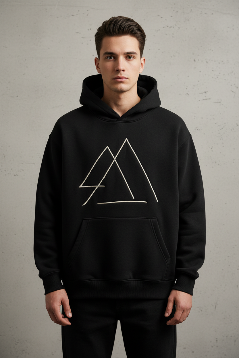 RiDA Peak Hoodie embroidered oversized streetwear RIDA MOVE