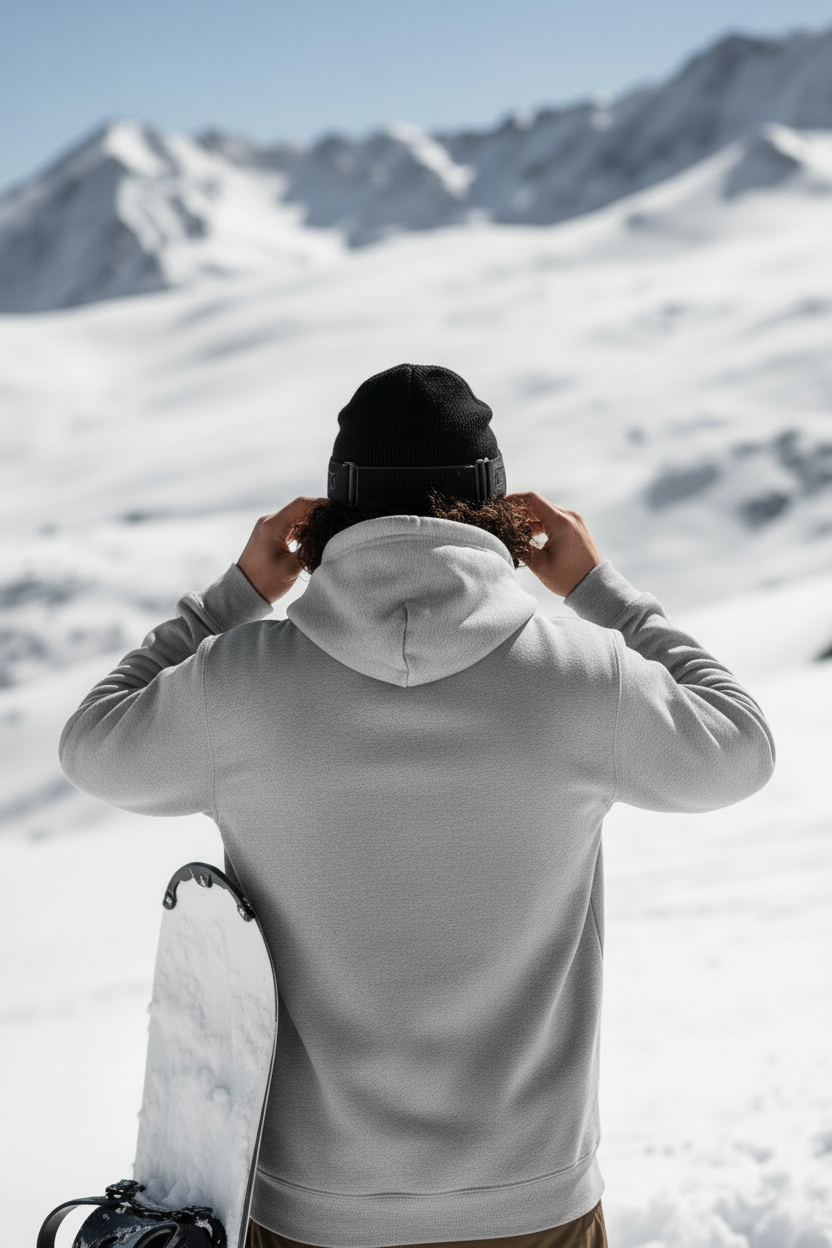 RIDA Snow Off Piste Off Script hoodie snowboard streetwear RIDA MOVE