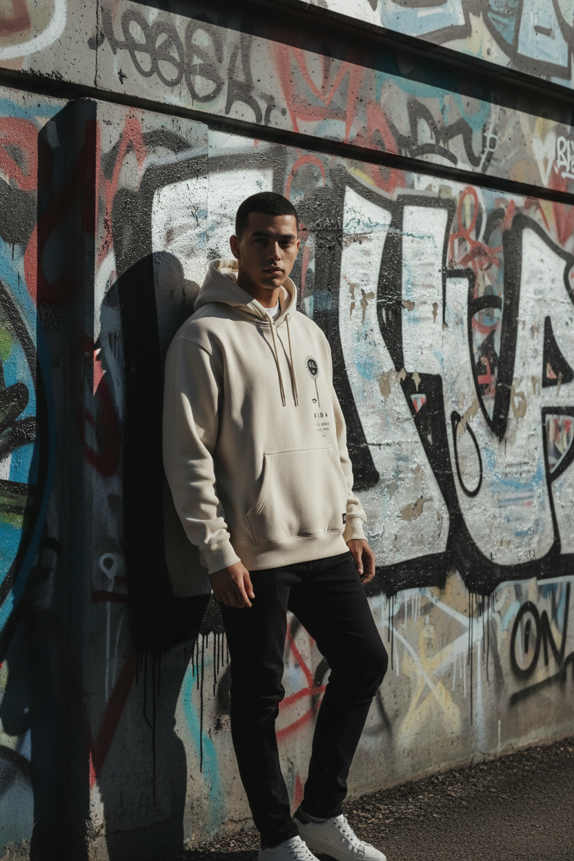 SIL Hoodie oversized streetwear RIDA MOVE