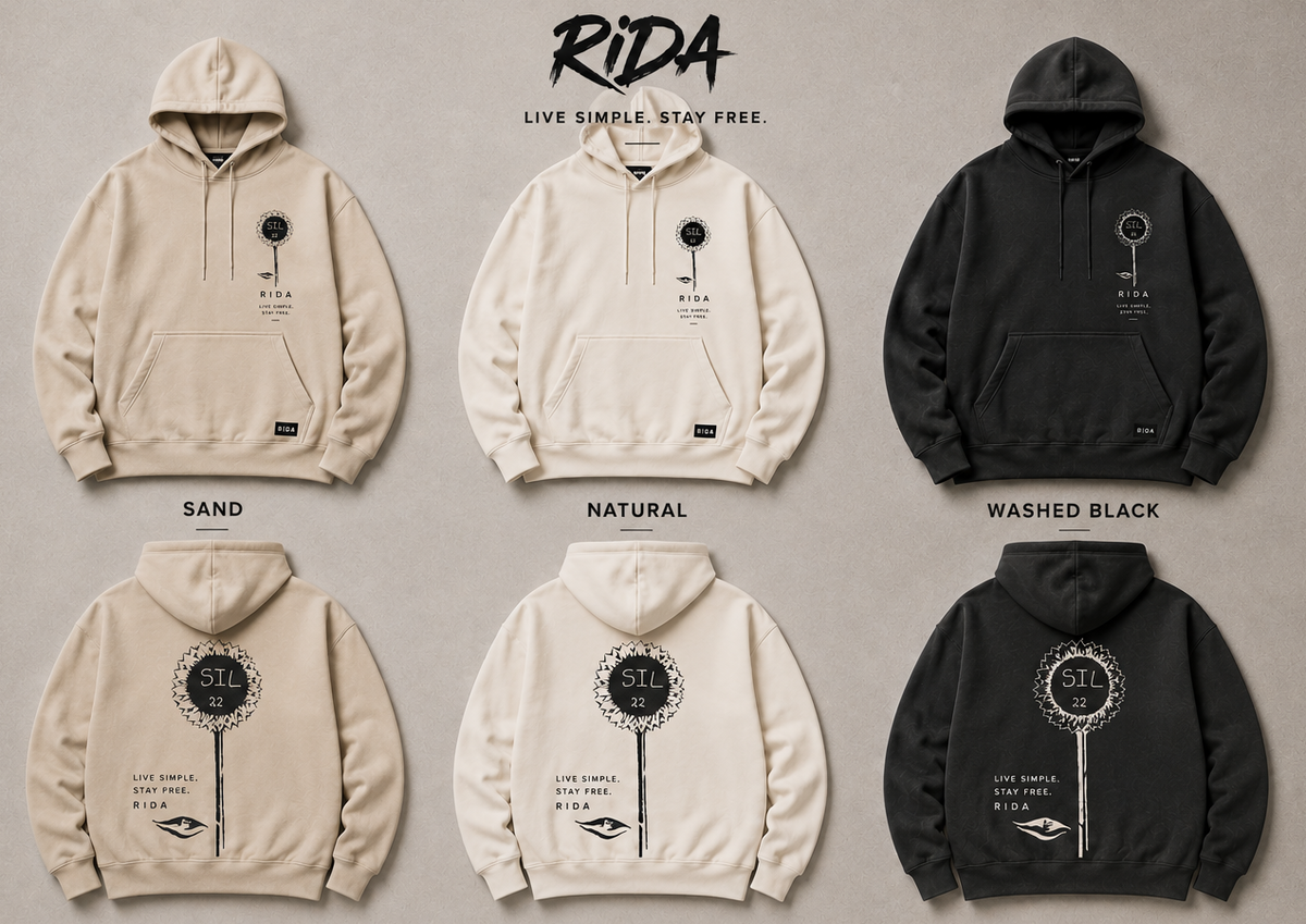 SIL Hoodie oversized streetwear RIDA MOVE